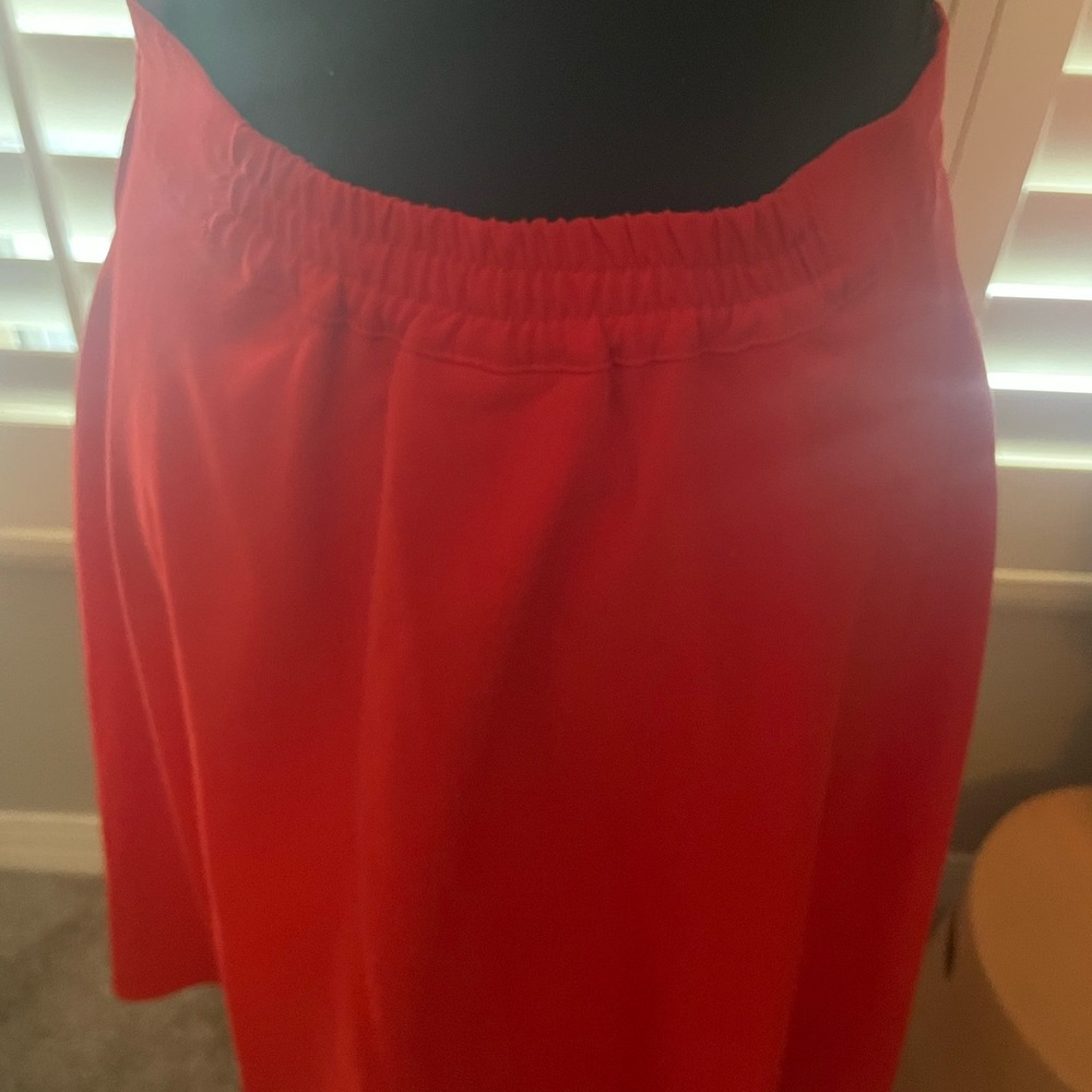 Modcloth Vibrant Red A-Line Skirt - Picture 4 of 5